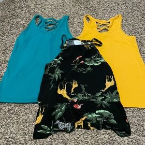 Girls old navy tank tops size 8